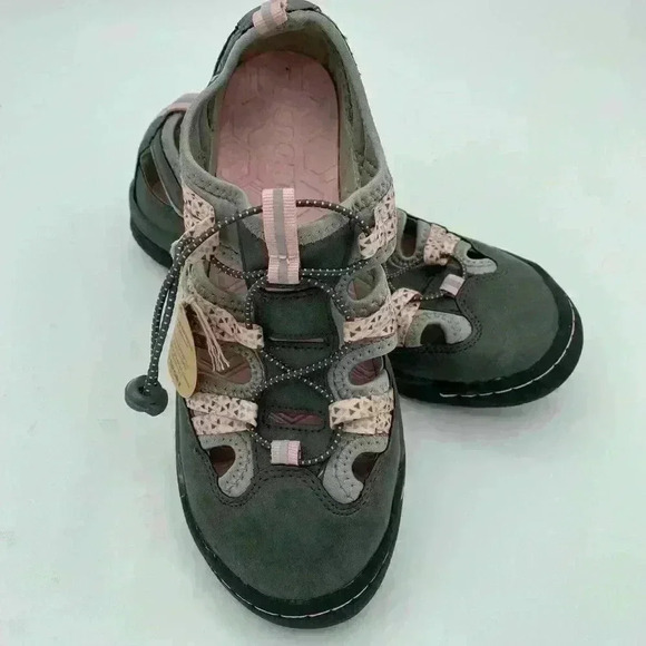JSport Sandals Grey and Pink Size 6 - Picture 2 of 5